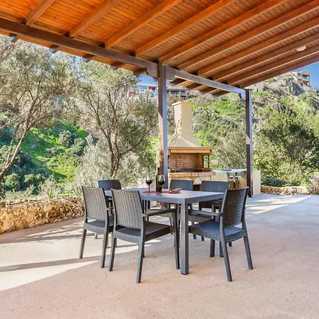 Tatil Evi Kallia's Lux With Sea View & Cool Jacuzzi Platanés