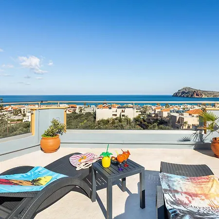 Tatil Evi Kallia's Lux With Sea View & Cool Jacuzzi