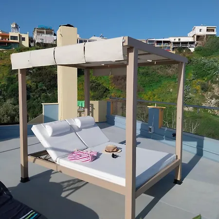 Tatil Evi Kallia's Lux With Sea View & Cool Jacuzzi Platanés
